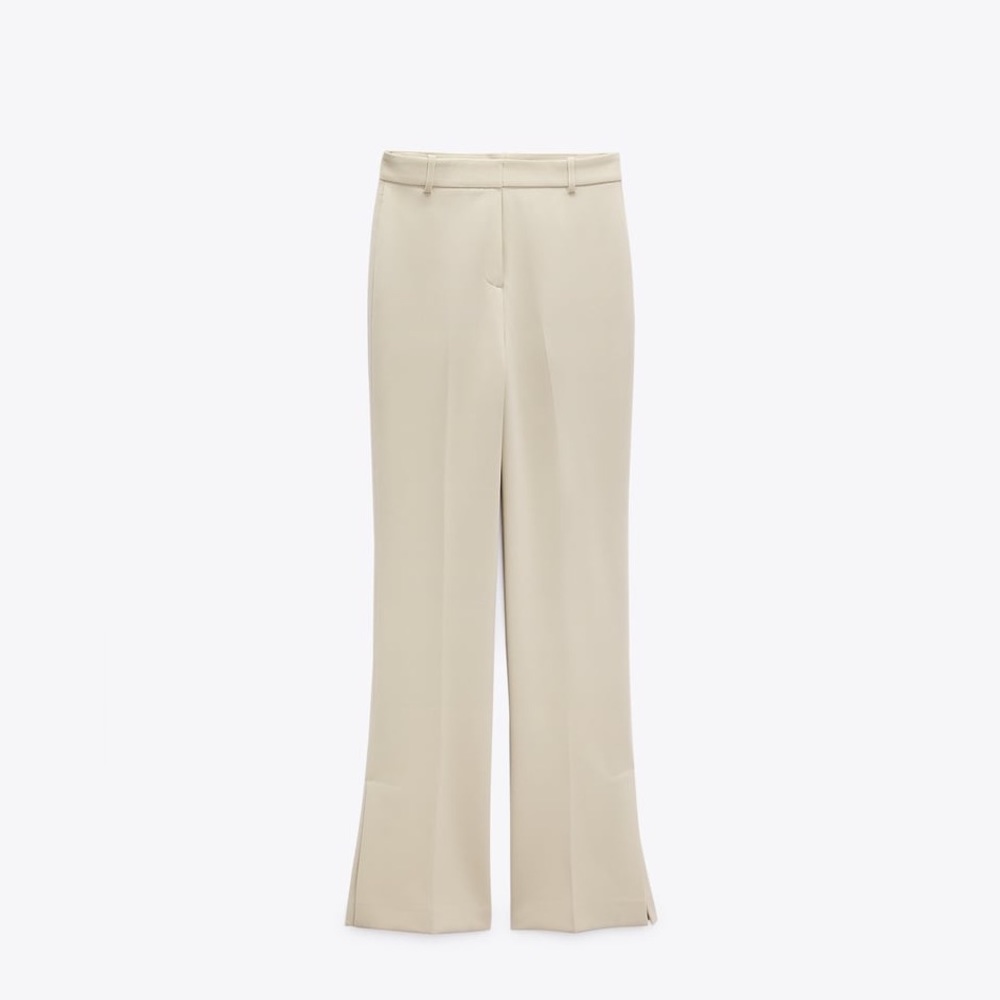 New Zara XS cream dress pants